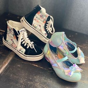 Girls Size 12 Vans & Frozen Shoes